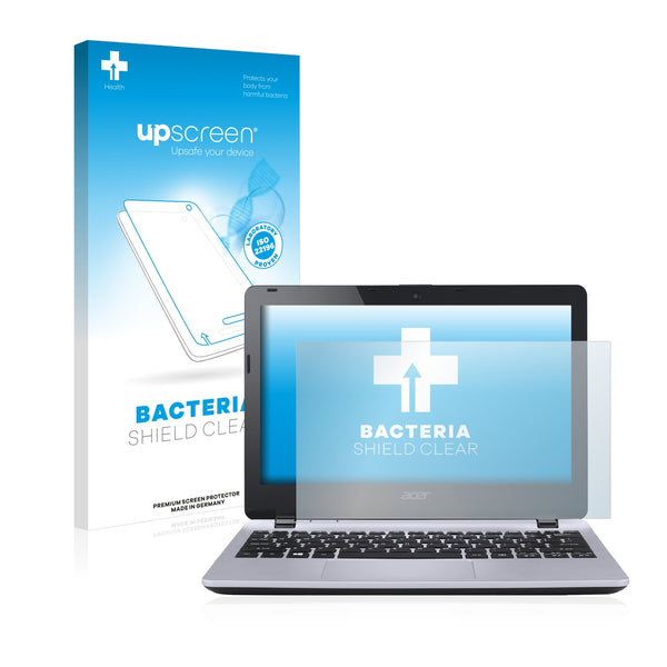 upscreen Bacteria Shield Clear Premium Antibacterial Screen Protector for Acer Aspire E3-112-C4LF