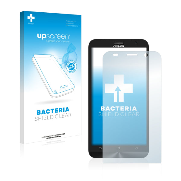 upscreen Bacteria Shield Clear Premium Antibacterial Screen Protector for Asus ZenFone 2 ZE551ML