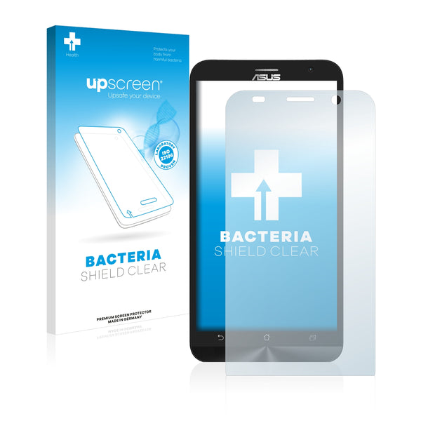 upscreen Bacteria Shield Clear Premium Antibacterial Screen Protector for Asus ZenFone 2 ZE550ML