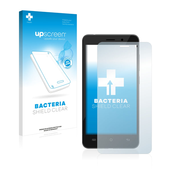 upscreen Bacteria Shield Clear Premium Antibacterial Screen Protector for Archos 50 Oxygen Plus
