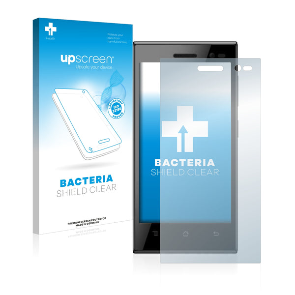 upscreen Bacteria Shield Clear Premium Antibacterial Screen Protector for Prestigio Muze A3