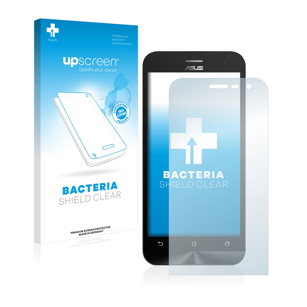 upscreen Bacteria Shield Clear Premium Antibacterial Screen Protector for Asus ZenFone 2 ZE500CL