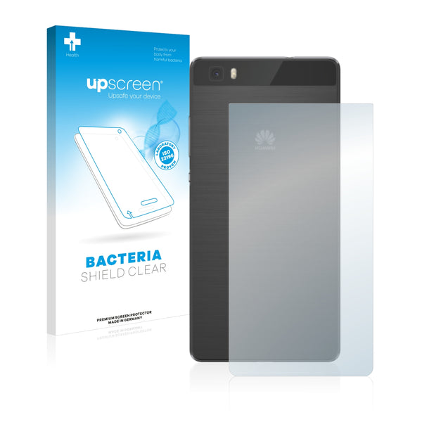 upscreen Bacteria Shield Clear Premium Antibacterial Screen Protector for Huawei P8 Lite 2015/2016 (Back)