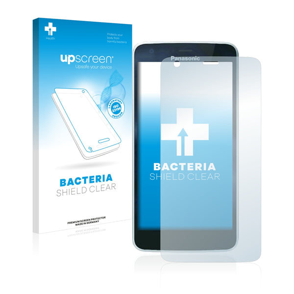 upscreen Bacteria Shield Clear Premium Antibacterial Screen Protector for Panasonic Eluga U2