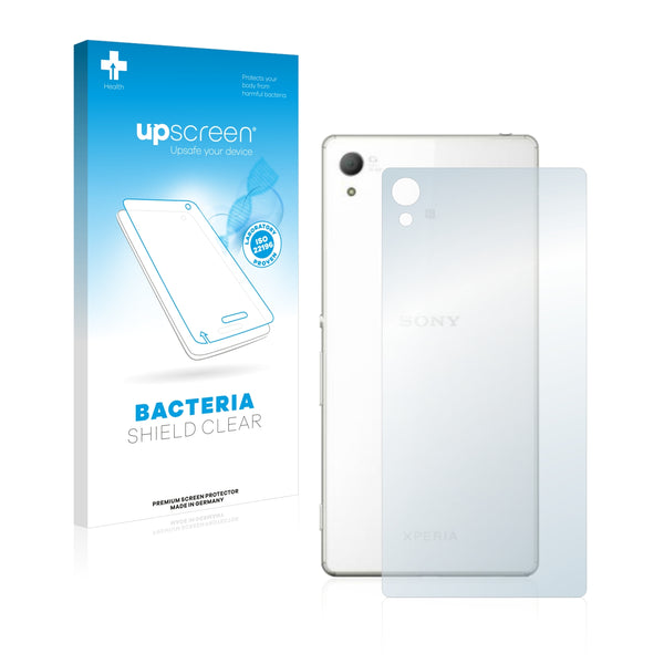 upscreen Bacteria Shield Clear Premium Antibacterial Screen Protector for Sony Xperia Z4 (Back)
