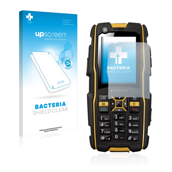 upscreen Bacteria Shield Clear Premium Antibacterial Screen Protector for RugGear RG300