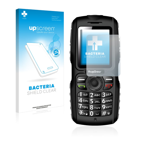 upscreen Bacteria Shield Clear Premium Antibacterial Screen Protector for RugGear RG100