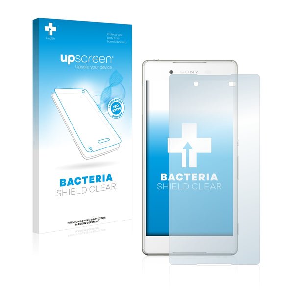 upscreen Bacteria Shield Clear Premium Antibacterial Screen Protector for Sony Xperia Z3+