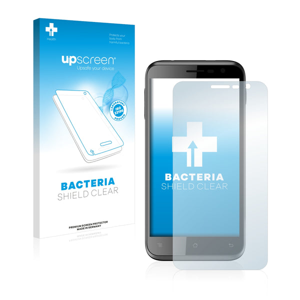 upscreen Bacteria Shield Clear Premium Antibacterial Screen Protector for Archos 50c Neon