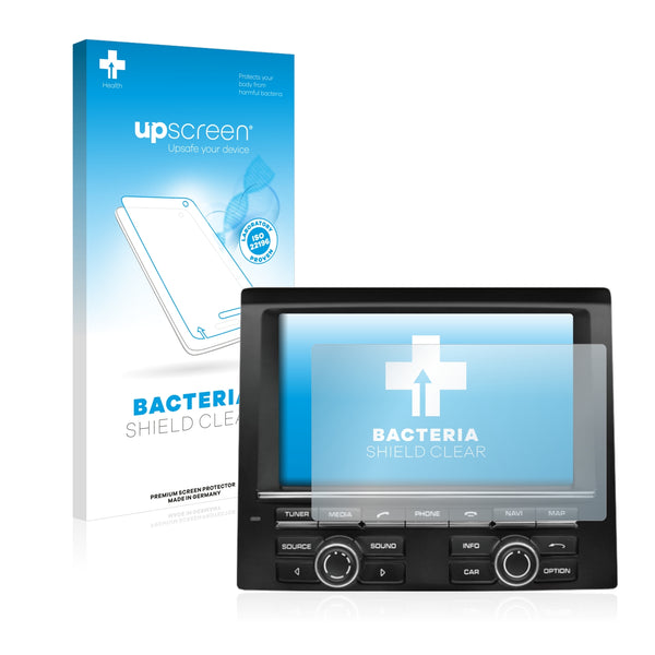 upscreen Bacteria Shield Clear Premium Antibacterial Screen Protector for Porsche PCM Macan 2015