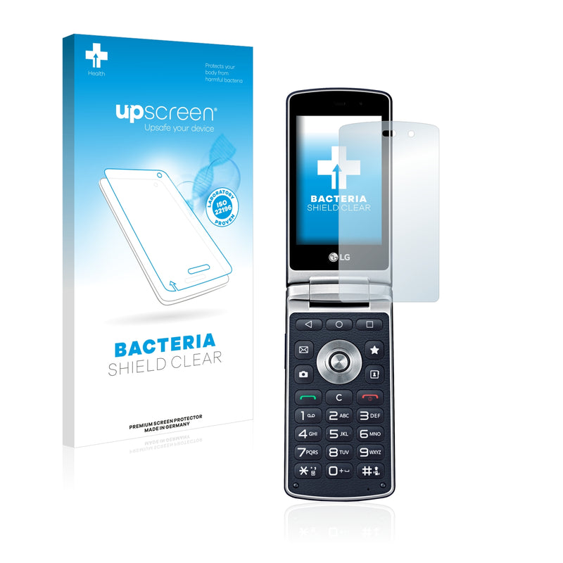 upscreen Bacteria Shield Clear Premium Antibacterial Screen Protector for LG Gentle