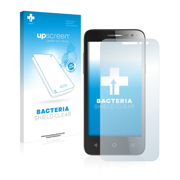 upscreen Bacteria Shield Clear Premium Antibacterial Screen Protector for Alcatel One Touch Elevate