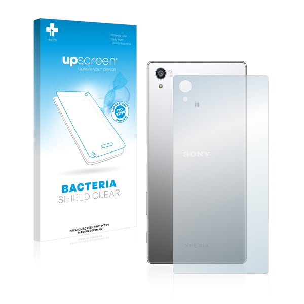 upscreen Bacteria Shield Clear Premium Antibacterial Screen Protector for Sony Xperia Z5 (Back)