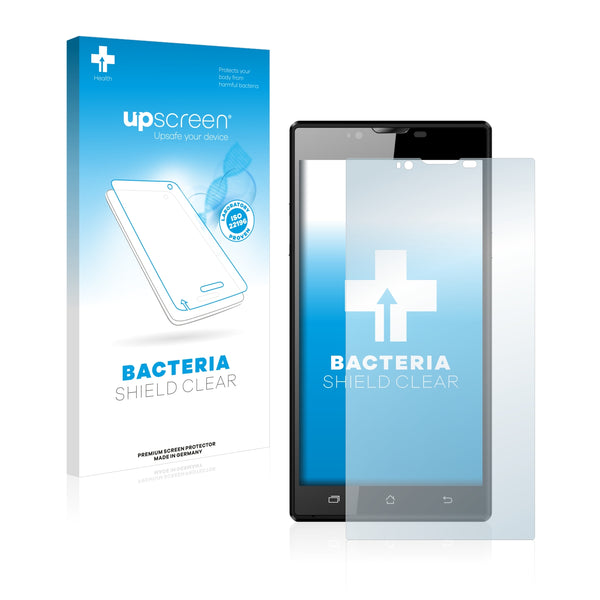 upscreen Bacteria Shield Clear Premium Antibacterial Screen Protector for Archos 55 Platinum