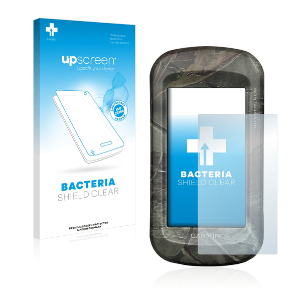 upscreen Bacteria Shield Clear Premium Antibacterial Screen Protector for Garmin Montana 680t