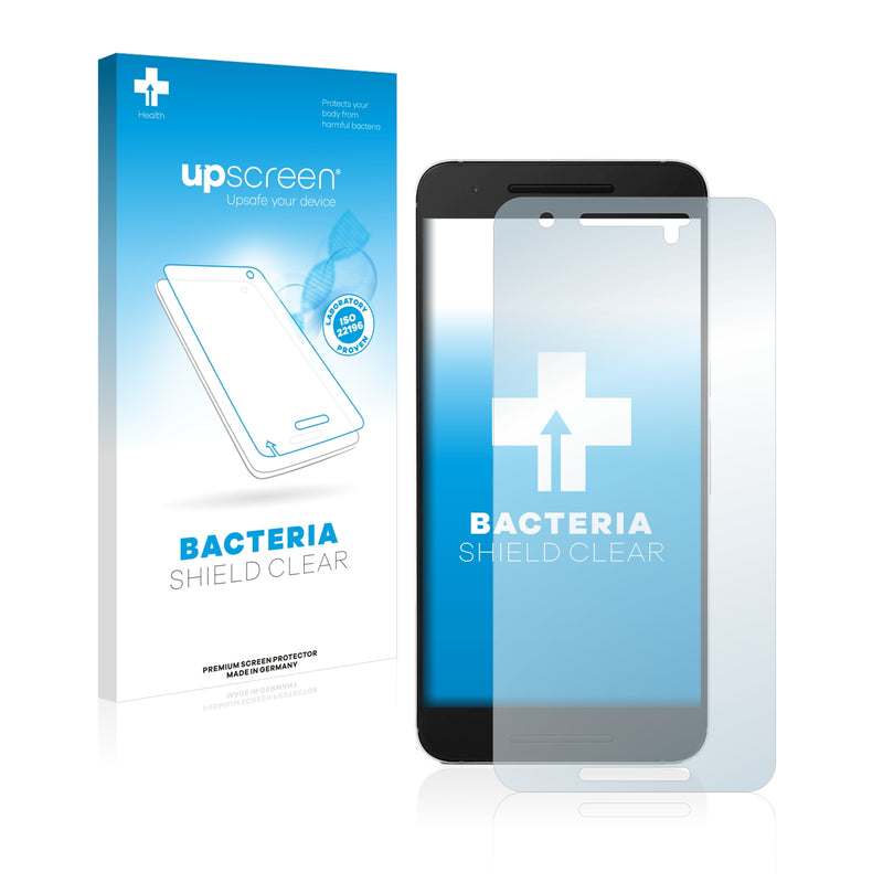 upscreen Bacteria Shield Clear Premium Antibacterial Screen Protector for Google Nexus 6P