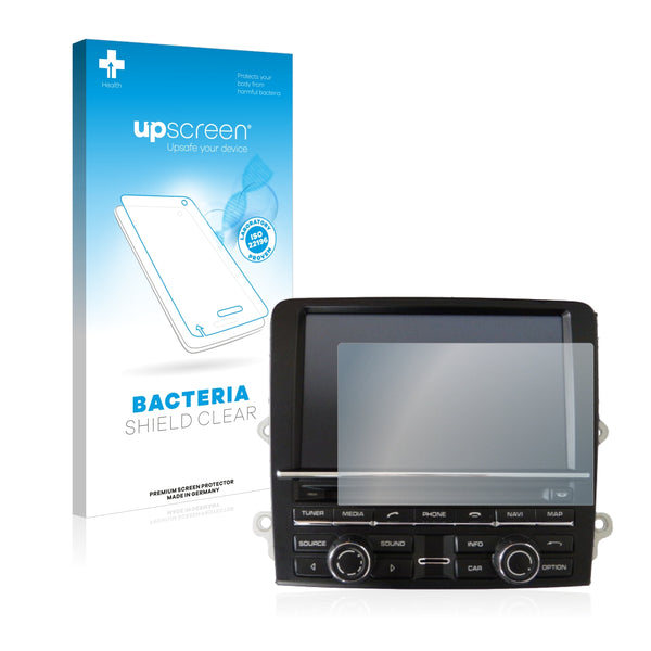 upscreen Bacteria Shield Clear Premium Antibacterial Screen Protector for Porsche Carrera 991 2012