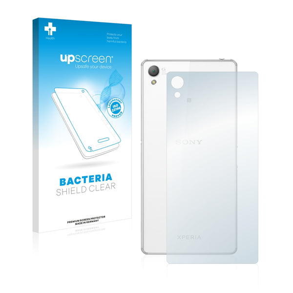 upscreen Bacteria Shield Clear Premium Antibacterial Screen Protector for Sony Xperia Z3+ (Back)