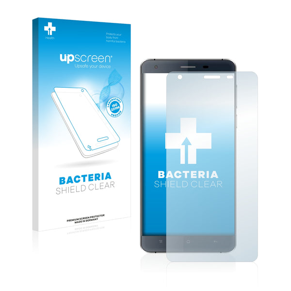 upscreen Bacteria Shield Clear Premium Antibacterial Screen Protector for Oukitel K6000