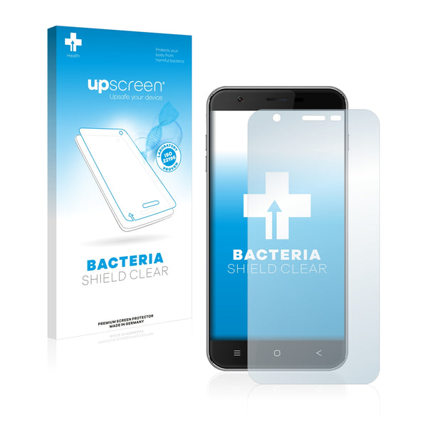 upscreen Bacteria Shield Clear Premium Antibacterial Screen Protector for Oukitel U7 Pro