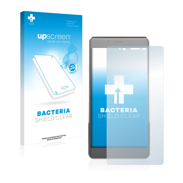 upscreen Bacteria Shield Clear Premium Antibacterial Screen Protector for Archos 55 Cobalt+