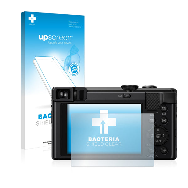upscreen Bacteria Shield Clear Premium Antibacterial Screen Protector for Panasonic Lumix DMC-TZ81