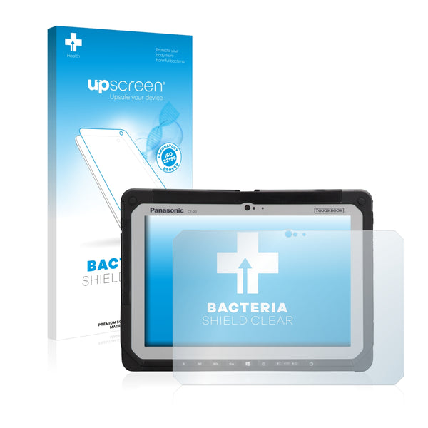 upscreen Bacteria Shield Clear Premium Antibacterial Screen Protector for Panasonic Toughbook CF-20