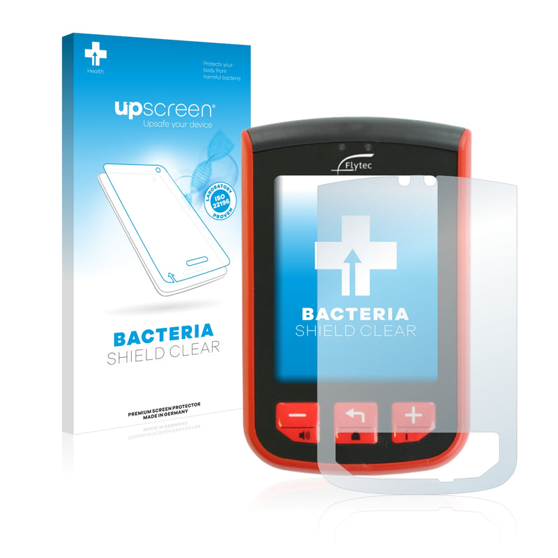upscreen Bacteria Shield Clear Premium Antibacterial Screen Protector for Flytec Connect 1