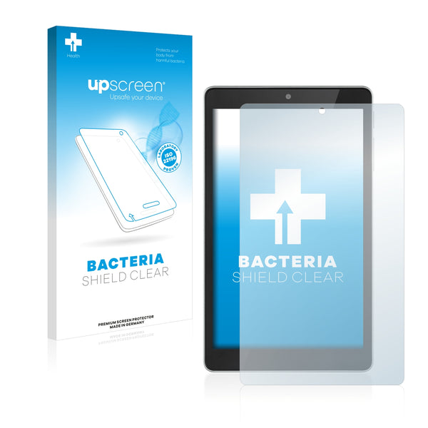 upscreen Bacteria Shield Clear Premium Antibacterial Screen Protector for Vodafone Tab speed 6