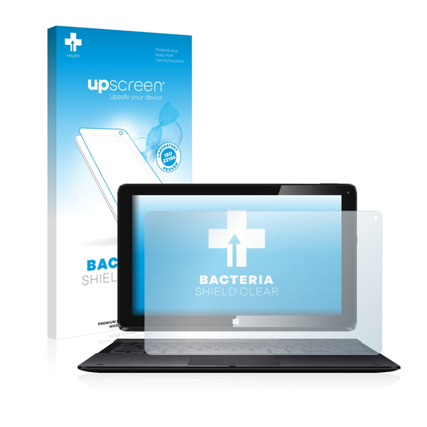 upscreen Bacteria Shield Clear Premium Antibacterial Screen Protector for Odys Unity Win 12 2-in-1