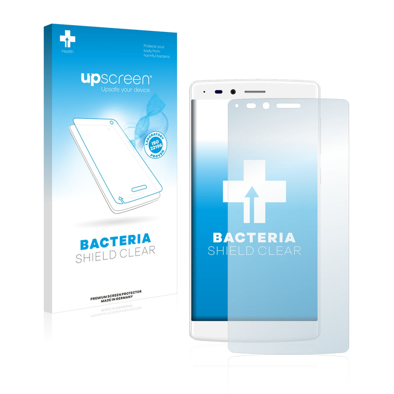 upscreen Bacteria Shield Clear Premium Antibacterial Screen Protector for Vernee Apollo Lite