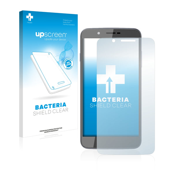 upscreen Bacteria Shield Clear Premium Antibacterial Screen Protector for Archos 55 Helium Ultra