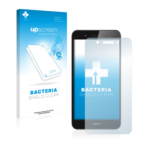 upscreen Bacteria Shield Clear Premium Antibacterial Screen Protector for Huawei P8 Lite Smart