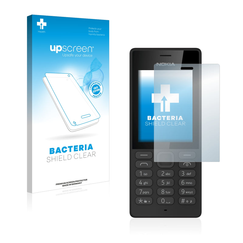 upscreen Bacteria Shield Clear Premium Antibacterial Screen Protector for Nokia 150