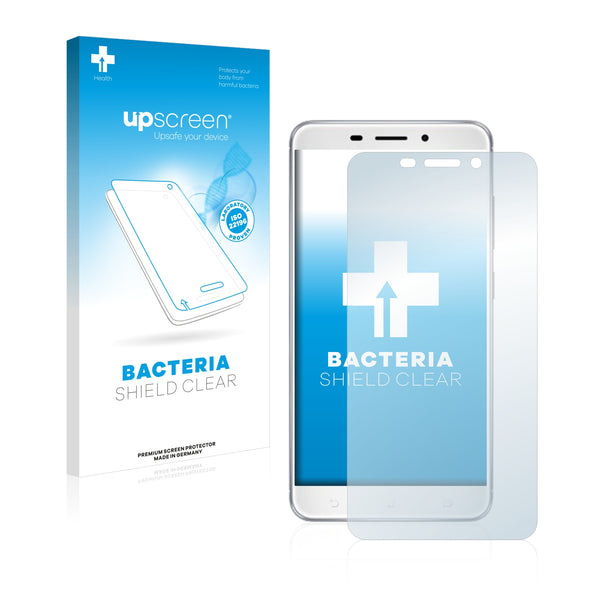 upscreen Bacteria Shield Clear Premium Antibacterial Screen Protector for Asus ZenFone 3 Laser ZC551KL