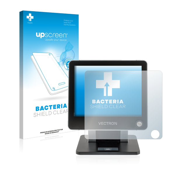 upscreen Bacteria Shield Clear Premium Antibacterial Screen Protector for Vectron POS Touch II (15)