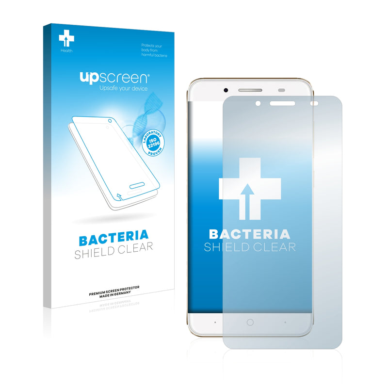 upscreen Bacteria Shield Clear Premium Antibacterial Screen Protector for ZTE Blade A2 Plus