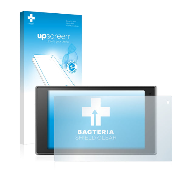 upscreen Bacteria Shield Clear Premium Antibacterial Screen Protector for Garmin DriveLuxe 51 LMT-D