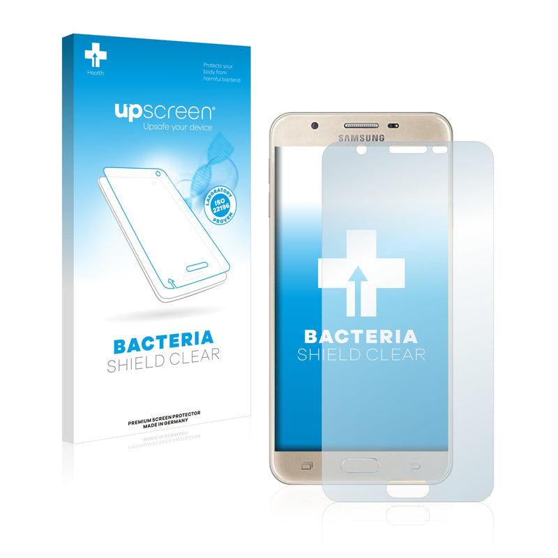 upscreen Bacteria Shield Clear Premium Antibacterial Screen Protector for Samsung Galaxy J5 Prime
