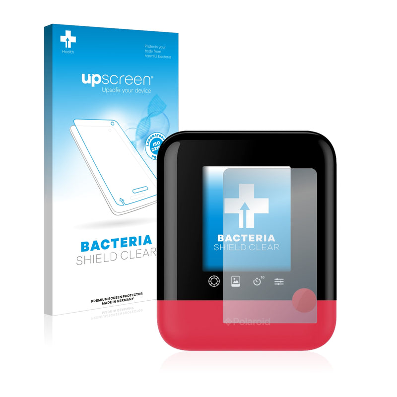 upscreen Bacteria Shield Clear Premium Antibacterial Screen Protector for Polaroid Pop