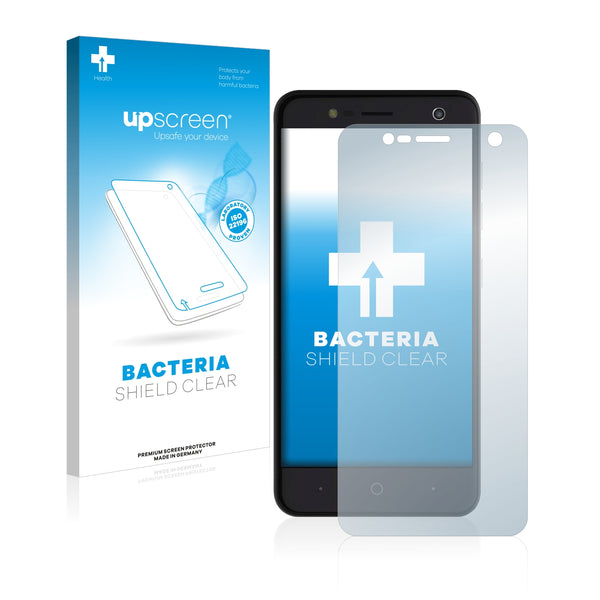 upscreen Bacteria Shield Clear Premium Antibacterial Screen Protector for ZTE Blade V8 Mini