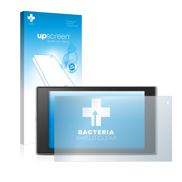 upscreen Bacteria Shield Clear Premium Antibacterial Screen Protector for Garmin DriveLuxe 51 LMT-S