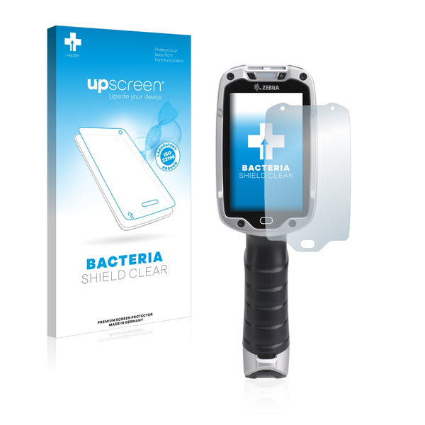 upscreen Bacteria Shield Clear Premium Antibacterial Screen Protector for Zebra TC8000