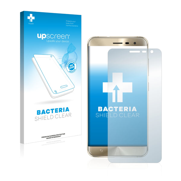 upscreen Bacteria Shield Clear Premium Antibacterial Screen Protector for Asus ZenFone 3 ZE552KL
