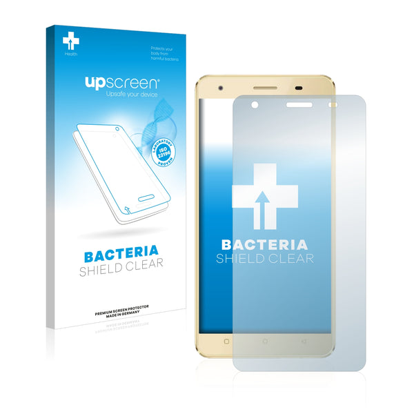 upscreen Bacteria Shield Clear Premium Antibacterial Screen Protector for Oukitel C5 Pro