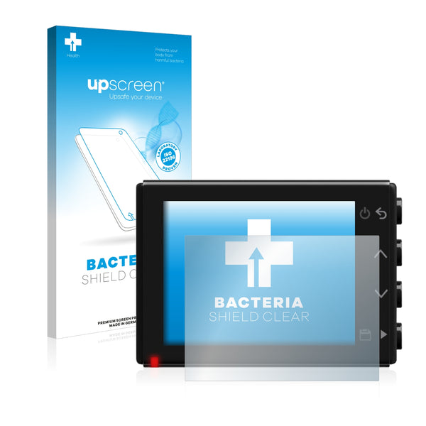 upscreen Bacteria Shield Clear Premium Antibacterial Screen Protector for Garmin Dash Cam 55