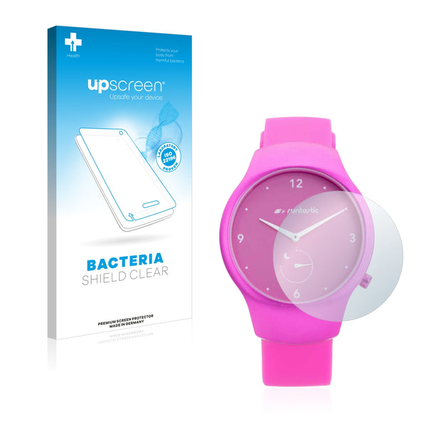 upscreen Bacteria Shield Clear Premium Antibacterial Screen Protector for Runtastic Moment Fun