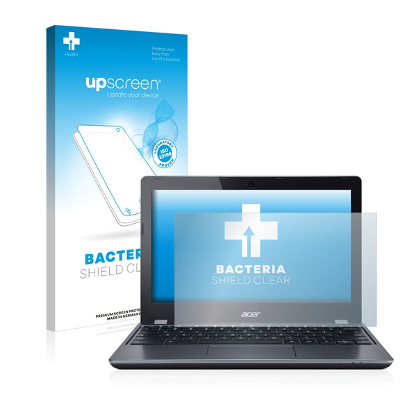 upscreen Bacteria Shield Clear Premium Antibacterial Screen Protector for Acer Chromebook C740
