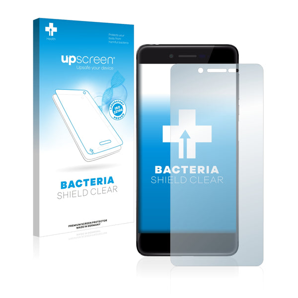 upscreen Bacteria Shield Clear Premium Antibacterial Screen Protector for Vernee Mars Pro