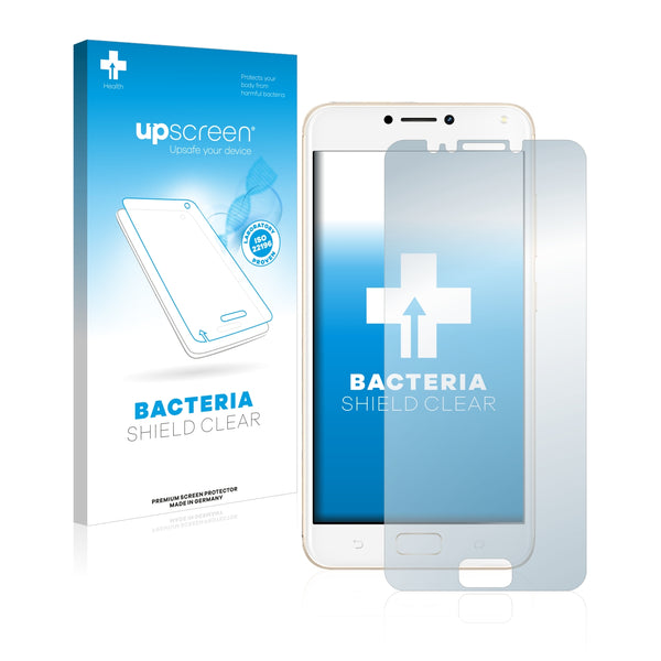 upscreen Bacteria Shield Clear Premium Antibacterial Screen Protector for Asus ZenFone 4 Max ZC520KL